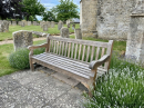 Bench in the churchyard